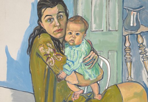 Nancy and Olivia (detail; 1967), Alice Neel. Collection of Diane and David Goldsmith.