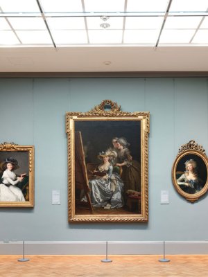 Installation view of Gallery 616, ‘Paris in the Early Eighteenth Century’, at the Metropolitan Museum of Art, New York