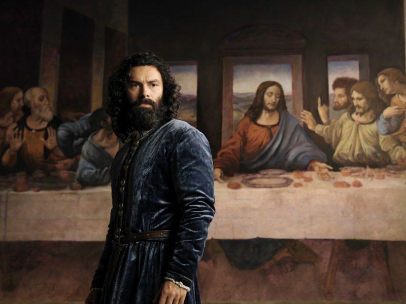 Aidan Turner in ‘Leonardo’, which launches on 16 April on Prime Video