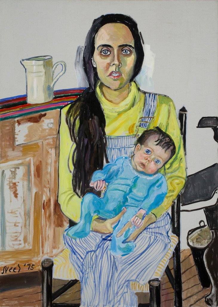 Ginny and Elizabeth (1975), Alice Neel.