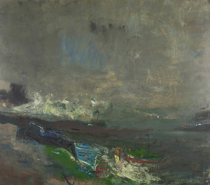 Boats on the Shore (c. 1963), Joan Eardley.