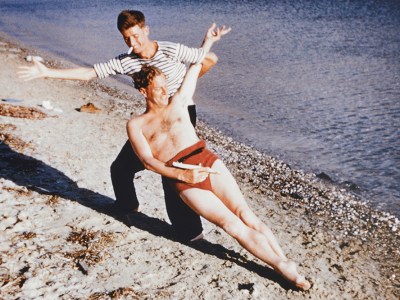 John Craxton (left) and Patrick Leigh Fermor (right), Serifos, Greece, 1951.
