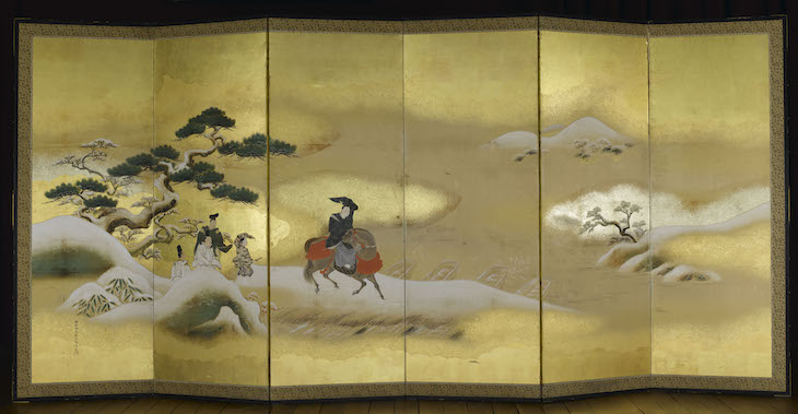 Folding screen, Japan.