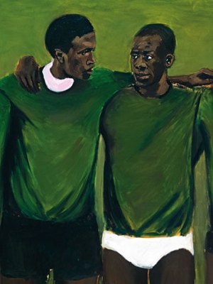 Complication (detail; 2013), Lynette Yiadom-Boakye. Private collection.