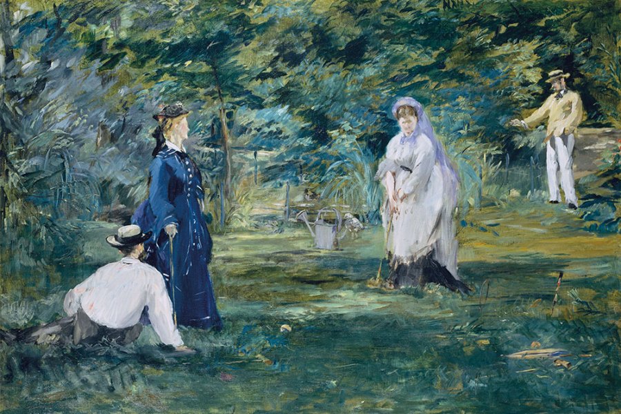 A Game of Croquet (1873), Édouard Manet. Städel Museum, Frankfurt am Main (CC BY-SA 4.0)