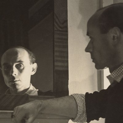 Ben Nicholson photographed by Humphrey Spender (c. 1935).