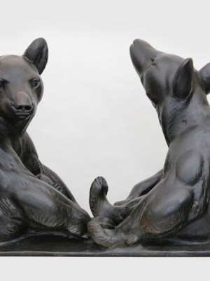 Two Sitting Cubs (1903/4), August Gaul.