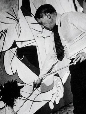 Picasso working on Guernica in his Grands-Augustins studio, Paris (detail; 1937), Dora Maar. Museo Nacional Centro de Arte Reina Sofía, Madrid.