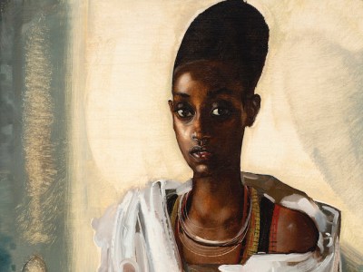 Portrait of Chief Rwampungu’s Wife (detail; 1939), Clément Serneels.