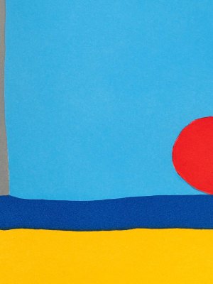 Late Afternoon (2020), Etel Adnan.