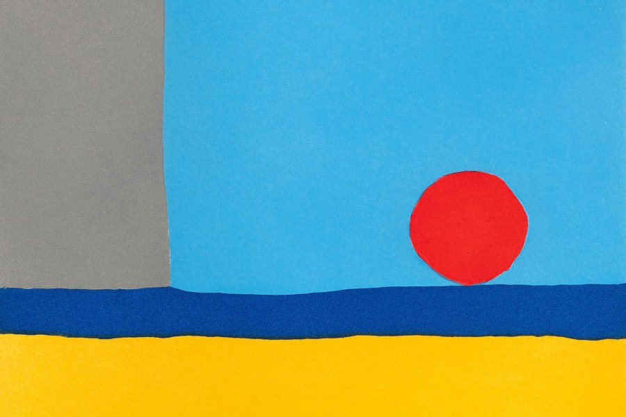 Late Afternoon (2020), Etel Adnan.