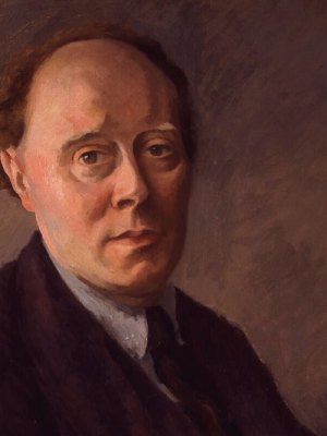 Clive Bell (detail; c. 1924), Roger Fry. National Portrait Gallery, London