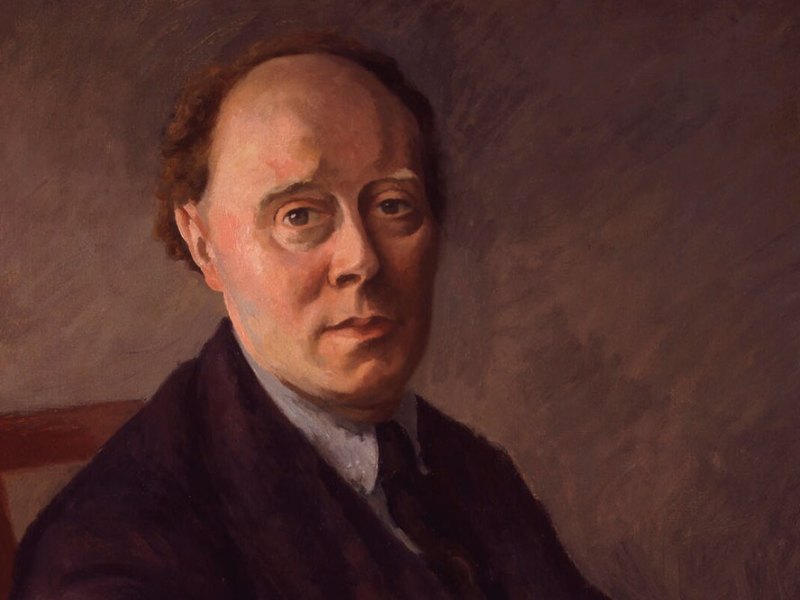 Clive Bell (detail; c. 1924), Roger Fry. National Portrait Gallery, London