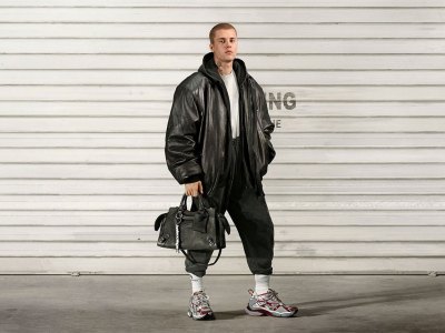 Sales force? Justin Bieber for Balenciaga’s Fall 2021 ready-to-wear collection.