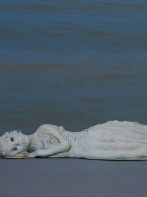 Installation view of ‘Leiko Ikemura: Usagi in Wonderland’ at the Sainsbury Centre, Norwich, in 2021. Photo: Andi Sapey; courtesy of the Sainsbury Centre