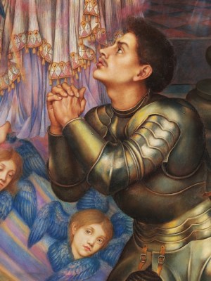 Our Lady of Peace (detail; 1907), Evelyn De Morgan.