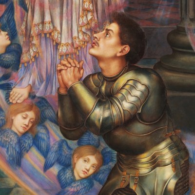 Our Lady of Peace (detail; 1907), Evelyn De Morgan.