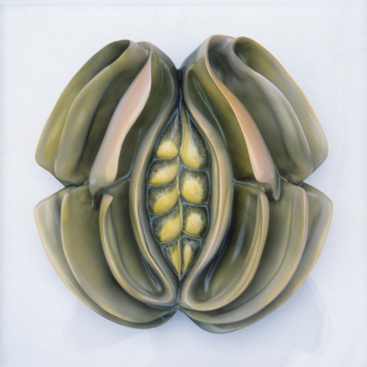 Virginia Woolf Test Plate (1975-78), Judy Chicago.