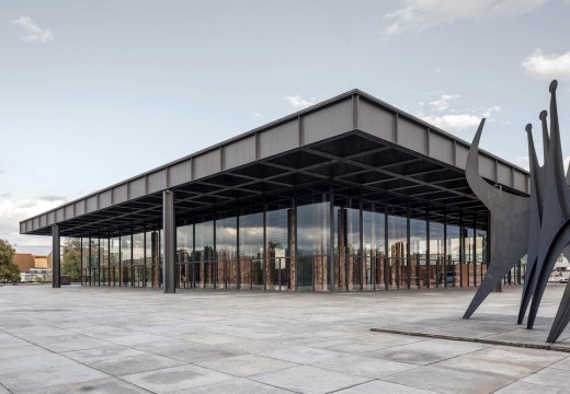 The Neue Nationalgalerie, Berlin, with Alexander Calder’s Têtes et Queue (1965).