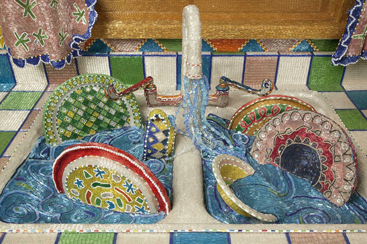 Detail from Kitchen (1991–96), Liza Lou