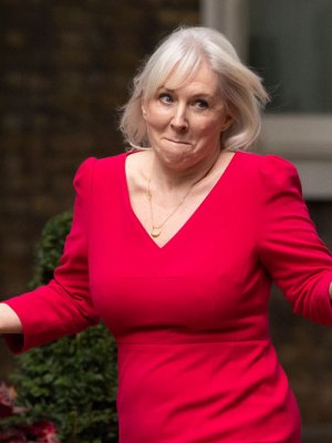 Nadine Dorries at Downing Street on 15 September 2021.