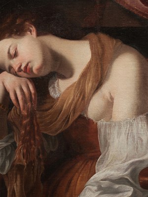 Penitent Mary Magdalene (c. 1625–26), Artemisia Gentileschi. Private collection