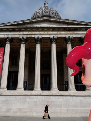 Ponying up at the National Gallery.