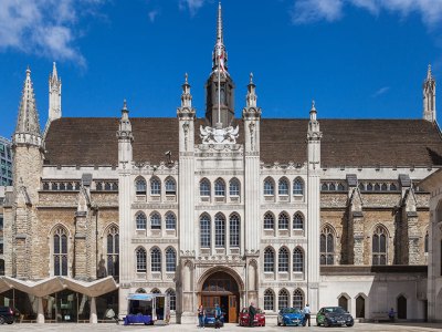 Guildhall in the City of London, photographed in 2014.