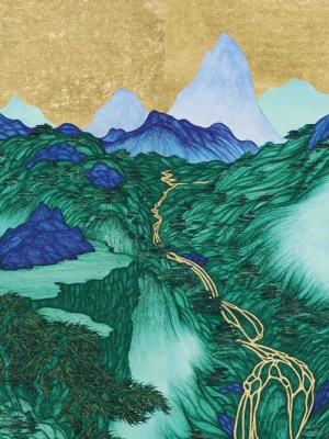Good Times: Lion Leopard Lake (detail; 2020), Yao Jui-chung. Michael Goedhuis (price on application)