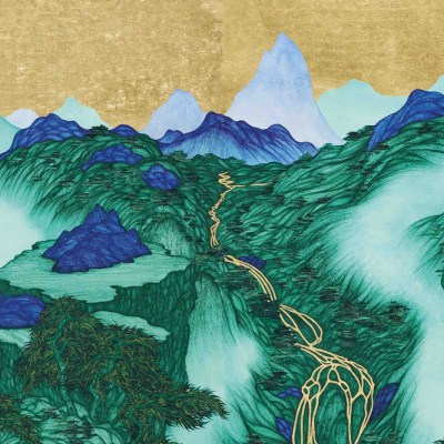 Good Times: Lion Leopard Lake (detail; 2020), Yao Jui-chung. Michael Goedhuis (price on application)