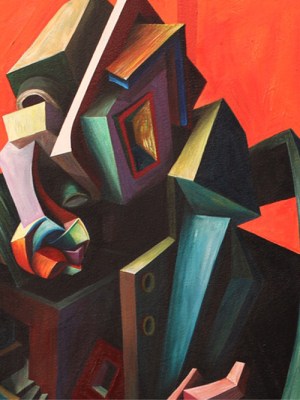 Oba Boss (detail; 2020), Patrick Akpojotor.