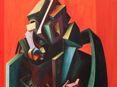 Oba Boss (detail; 2020), Patrick Akpojotor.