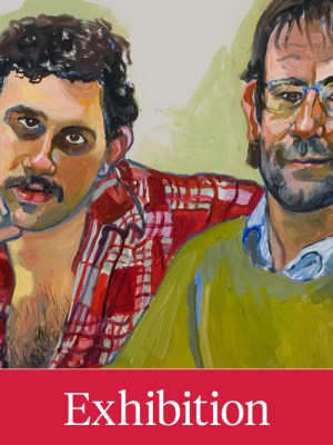 Geoffrey Hendricks and Brian (1978; detail), Alice Neel. San Francisco Museum of Modern Art.