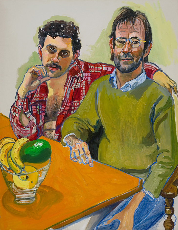 Geoffrey Hendricks and Brian (1978), Alice Neel. San Francisco Museum of Modern Art.