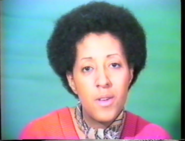 Free, White and 21 (1980), Howardena Pindell.