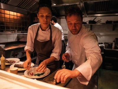 Vinette Robinson and Stephen Graham in Boiling Point (2021). Image courtesy Vertigo Releasing