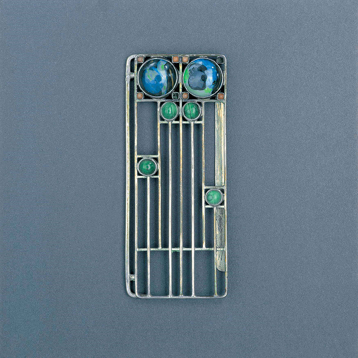 Belt buckle for the Wiener Werkstätte (1905), Josef Hoffmann. 