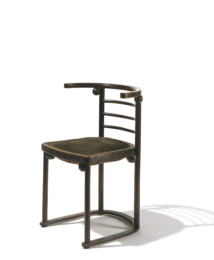 Fauteuil chair Cabaret Fledermaus (1907), Josef Hoffmann.