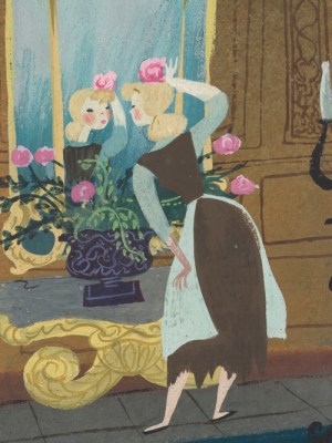 concept art (detail; 1950), Mary Blair