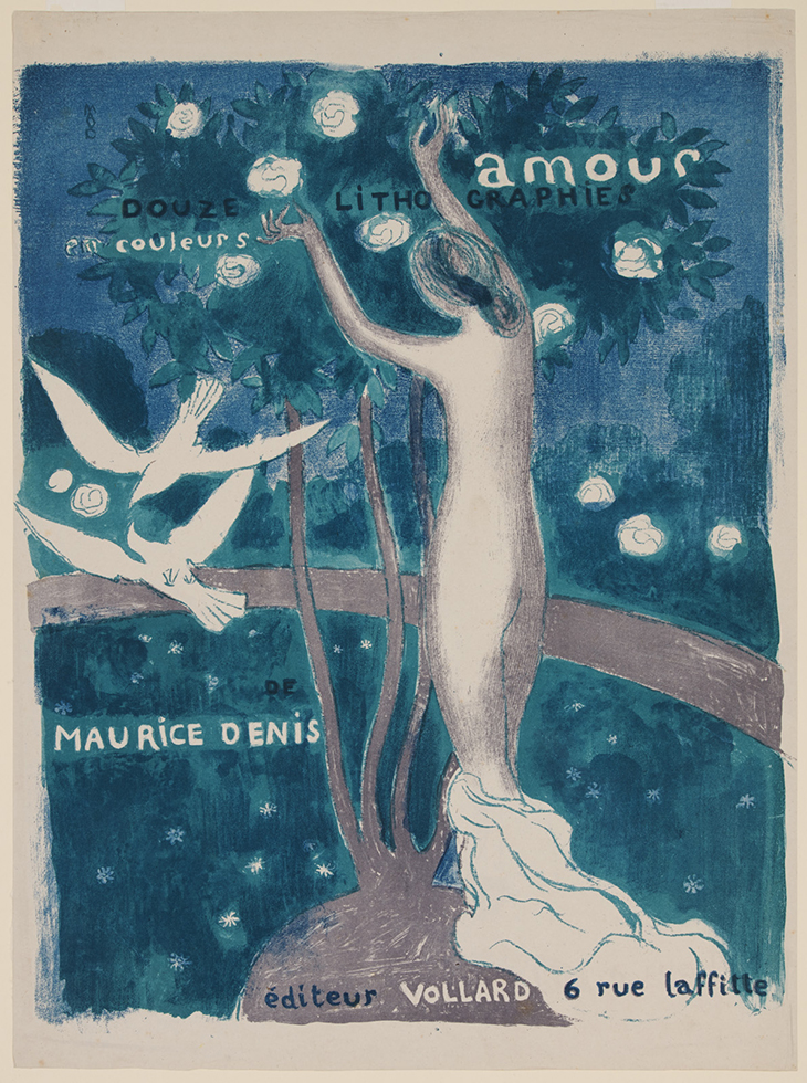 Love: Twelve Lithographs in Color: Cover (1898), Maurice Denis. 