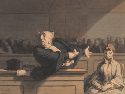 Le Défenseur (Counsel for the Defense) (c. 1862/65), Honoré Daumier.