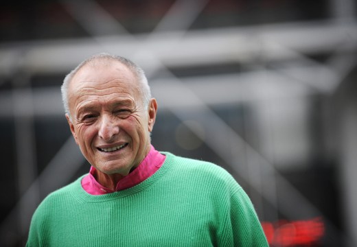 Richard Roger in front of the Centre Pompidou in Paris in November 2007.