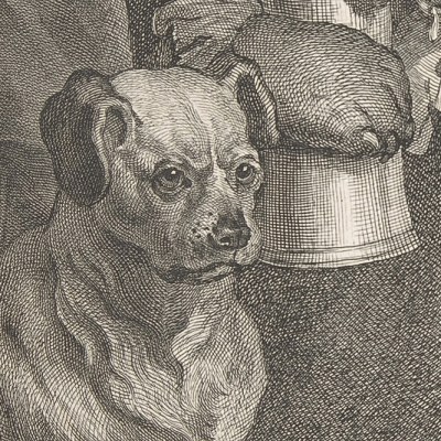The Bruiser (detail; 1763), William Hogarth.