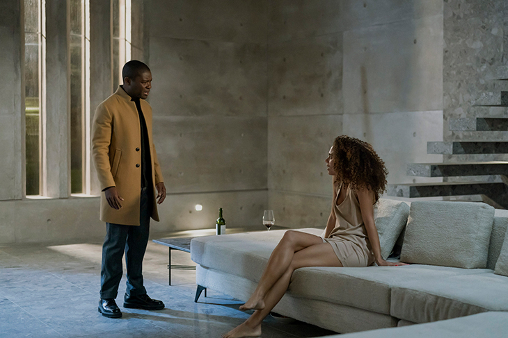 David Oyelowo and Jessica Plummer in ‘The Girl Before’.