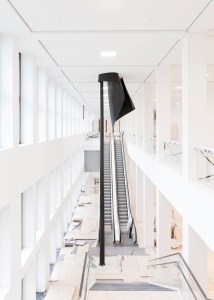 The lower section of Kang Sunkoo’s ‘Statue of Limitations’, designed in 2018 and installed in the central staircase hall of the Humboldt Forum, Berlin, in 2021.