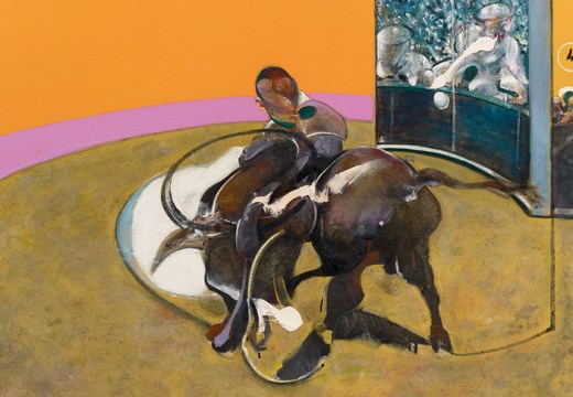 Study for Bullfight No. 1 (detail; 1969), Francis Bacon.