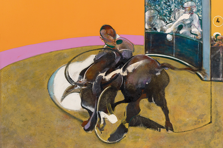 Study for Bullfight No. 1 (detail; 1969), Francis Bacon.