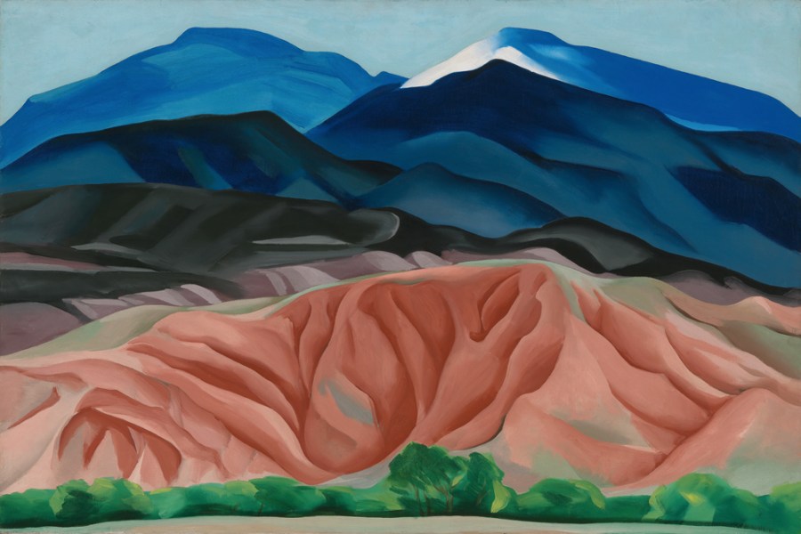 Black Mesa Landscape, New Mexico/Out Back of Marie’s II, (1930), Georgia O'Keeffe.