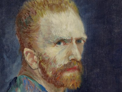 Self-Portrait (detail; 1887), Vincent van Gogh.
