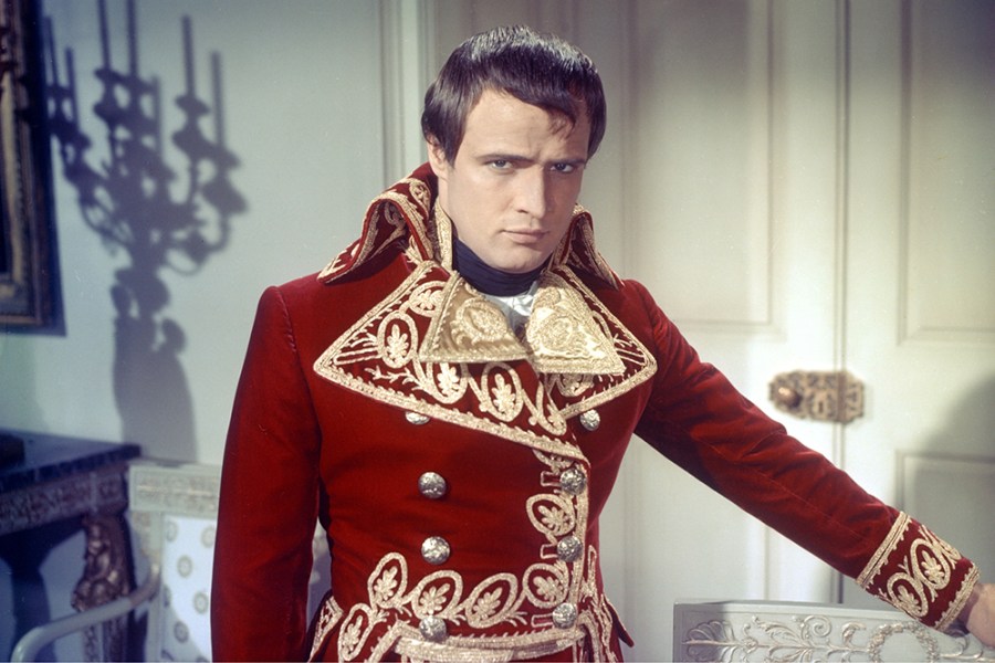 Marlon Brando as Napoleon Bonaparte.